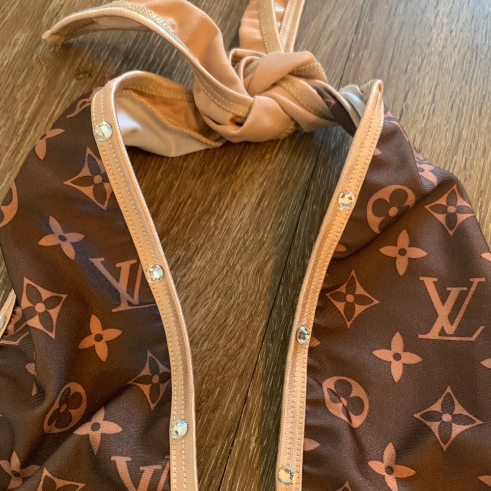 Super sexy one piece Louis Vuitton swimsuit